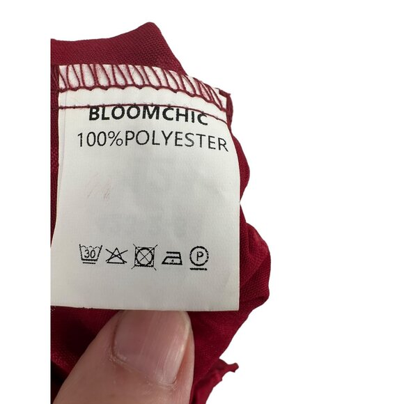 Bloom Chic Top‎ Blouse Womens Size 12 Fairy Textured Light Flutter Sleeves - Picture 6 of 9